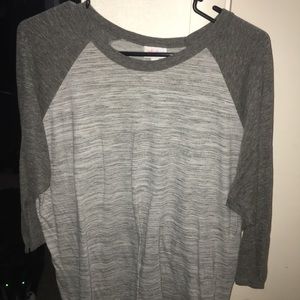 Lularoe gray top